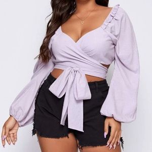 Shein Wrap Top